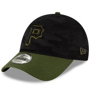 NEW ERA PITTSBURGH PIRATES THE LEAGUE 9FORTY ADJUSTABLE HAT - BLACK CAMO L/XL